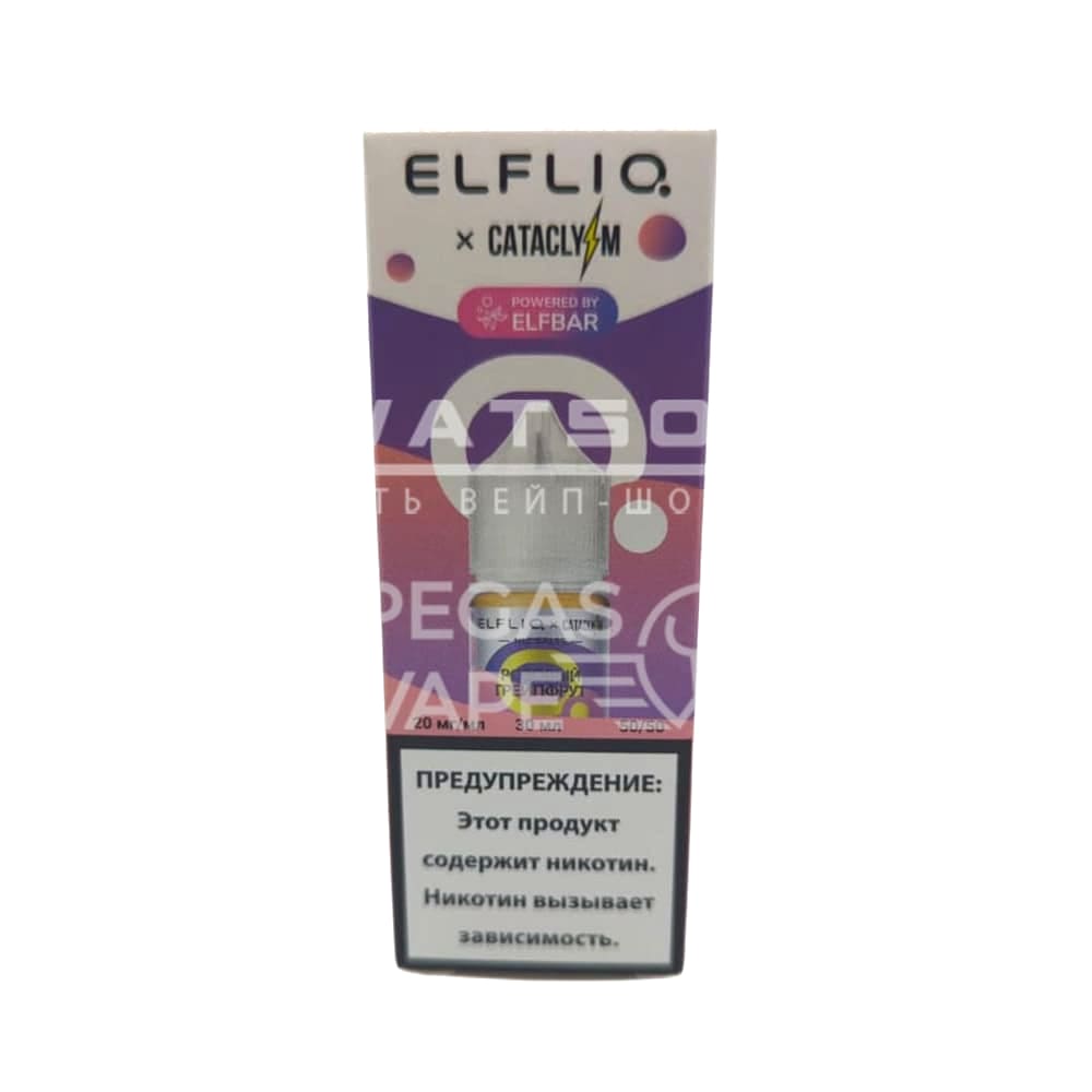 Жидкость ELFLIQ X CATACLYSM (Розовый грейпфрут) 30 мл 2% (20 мг/мл) - Купить с доставкой в Красногорске