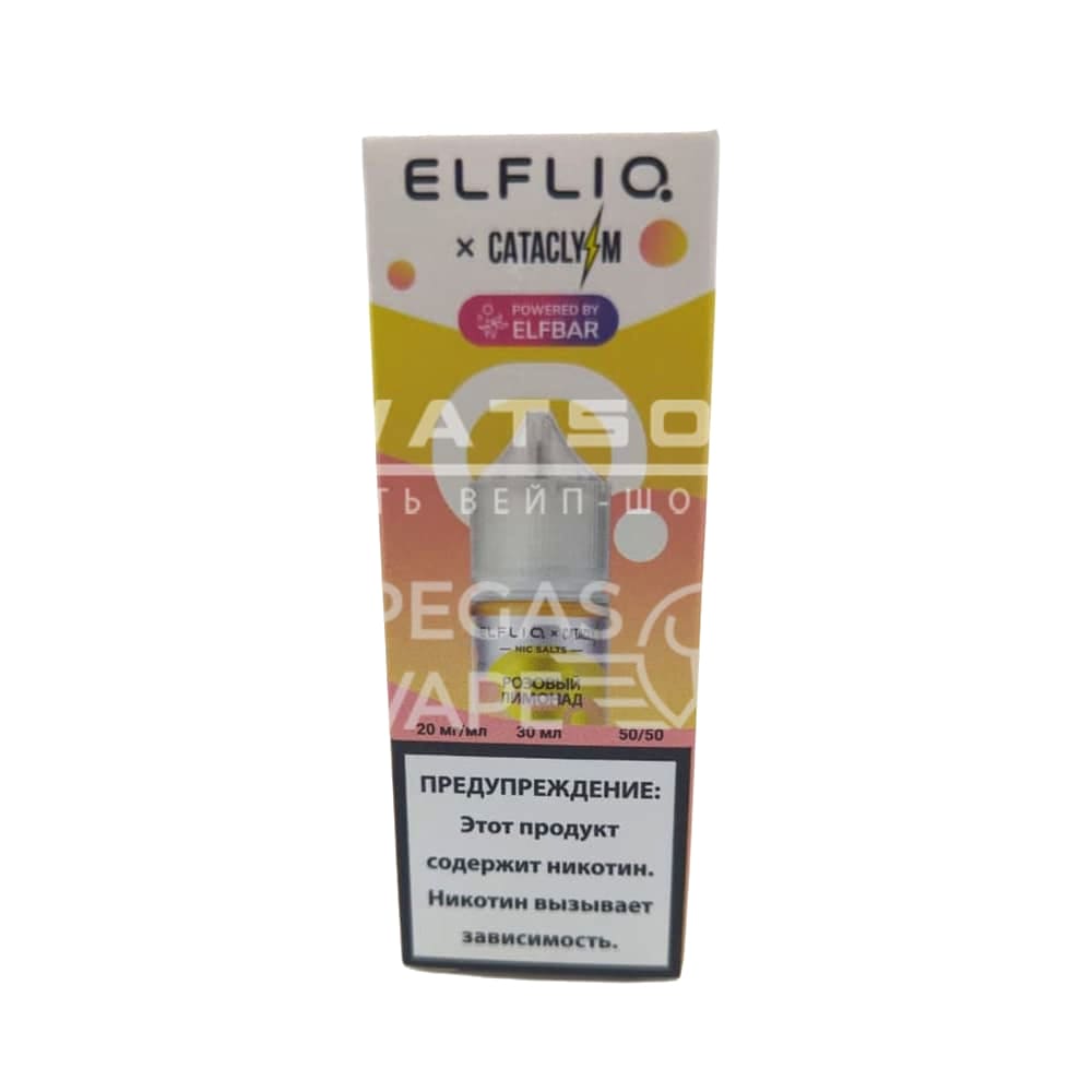 Жидкость ELFLIQ X CATACLYSM (Розовый лимонад) 30 мл 2% (20 мг/мл) - Купить с доставкой в Красногорске