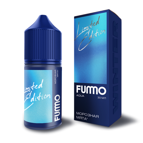 Жидкость FUMMO AQUA WINTER (Морозная Мята) 30 мл 2% (20 мг/мл) - Купить с доставкой в Красногорске
