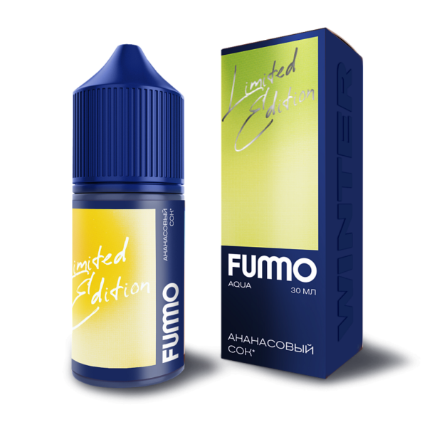 Жидкость FUMMO AQUA WINTER (Ананасовый Сок) 30 мл 2% (20 мг/мл) - Купить с доставкой в Красногорске