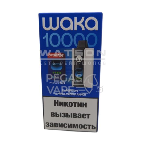 Электронная сигарета Waka PA-10000 NEW (Черника малина лимон) - Купить с доставкой в Красногорске