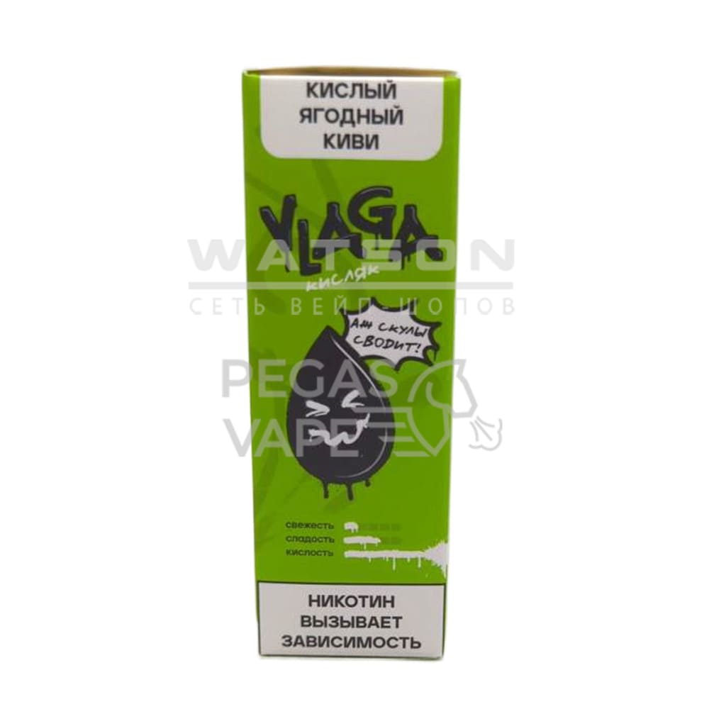 Жидкость VLAGA Кисляк Кислый ягодный киви 30 мл 2% (20 мг/мл) - Купить с доставкой в Красногорске