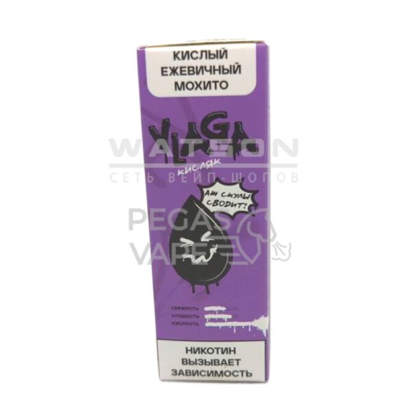 Жидкость VLAGA Кисляк Кислый ежевичный мохито 30 мл 2% (20 мг/мл) - Купить с доставкой в Красногорске