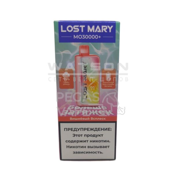 Электронная сигарета LOST MARY MO PLUS 30000 (Вишневый всплеск) - Купить с доставкой в Красногорске