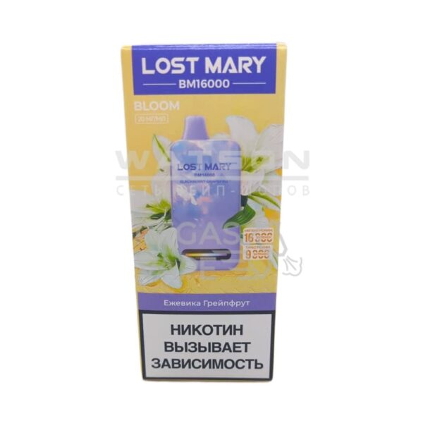 Электронная сигарета LOST MARY NEW BМ BLOOM 16000 (Ежевичный грейпфрут) - Купить с доставкой в Красногорске