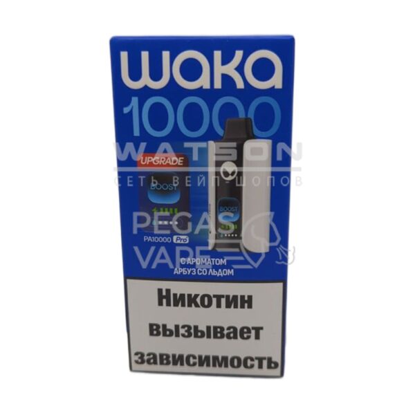 Электронная сигарета Waka PA-10000 NEW (Арбуз лед) - Купить с доставкой в Красногорске