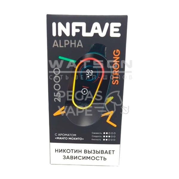 Электронная сигарета INFLAVE ALPHA 25000 STRONG (Манго мохито) - Купить с доставкой в Красногорске