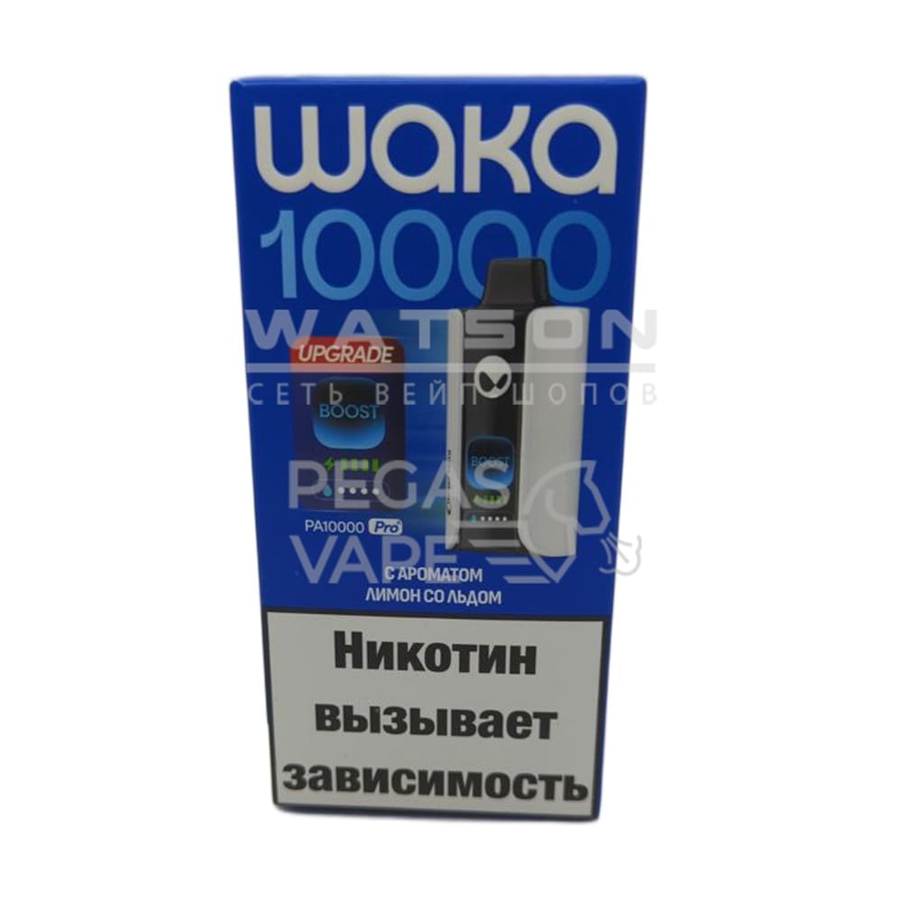 Электронная сигарета Waka PA-10000 NEW (Лимон со льдом) - Купить с доставкой в Красногорске