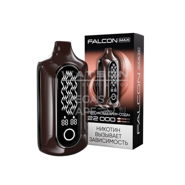 Электронная сигарета FALCON MAX 22000 (Персиковая крем сода) - Купить с доставкой в Красногорске