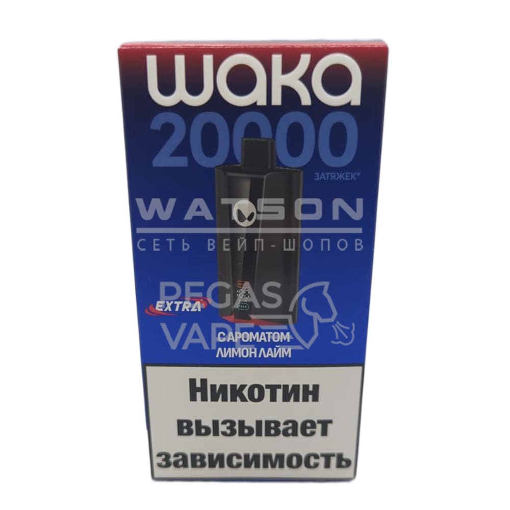 Электронная сигарета Waka PRO 20000 Extra (Лимон лайм) Электронная сигарета Waka PRO 20000 Extra (Лимон лайм) - Купить с доставкой в Красногорске