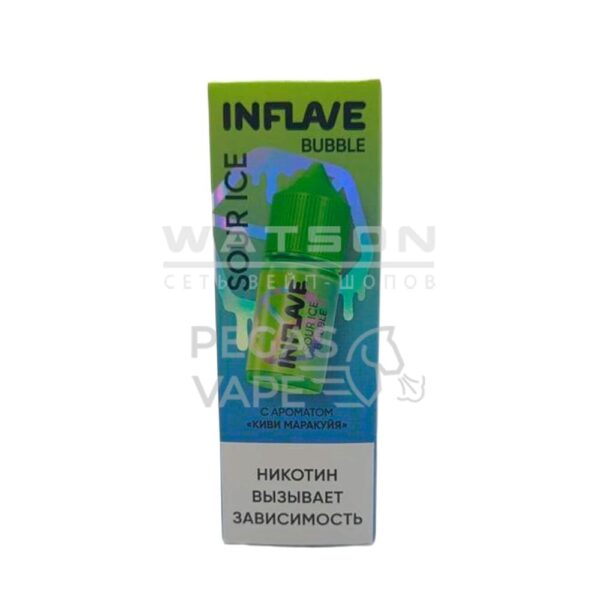 Жидкость INFLAVE BUBBLE ICE (Холодный кислый киви маракуйя) 30 мл 2% (20 мг/мл) - Купить с доставкой в Красногорске