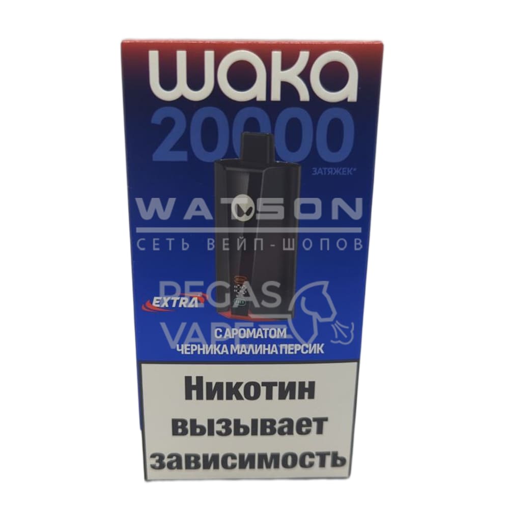 Электронная сигарета Waka PRO 20000 Extra (Черника малина персик) Электронная сигарета Waka PRO 20000 Extra (Черника малина персик) - Купить с доставкой в Красногорске