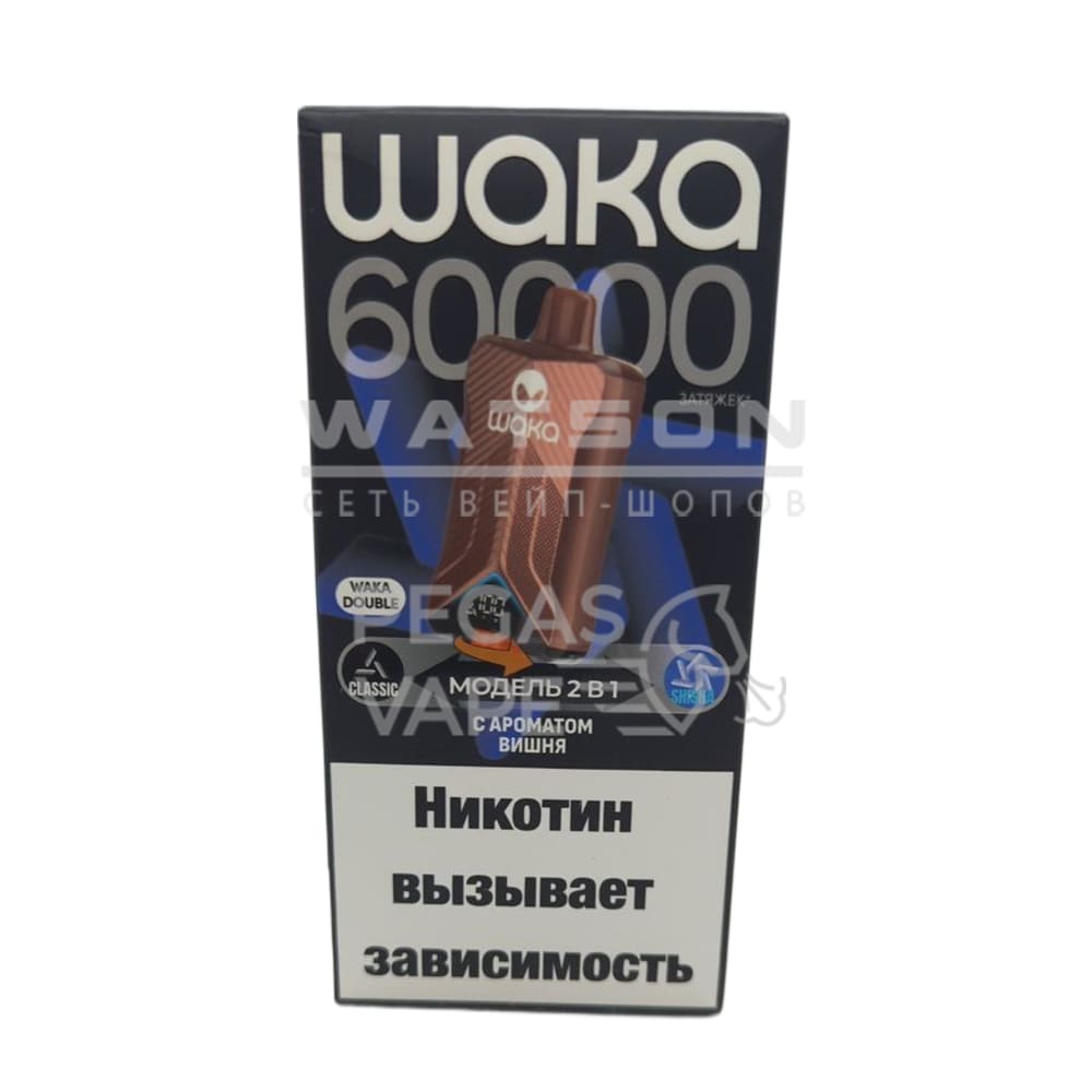 Электронная сигарета WAKA DB 60000 (Вишня) - Купить с доставкой в Красногорске