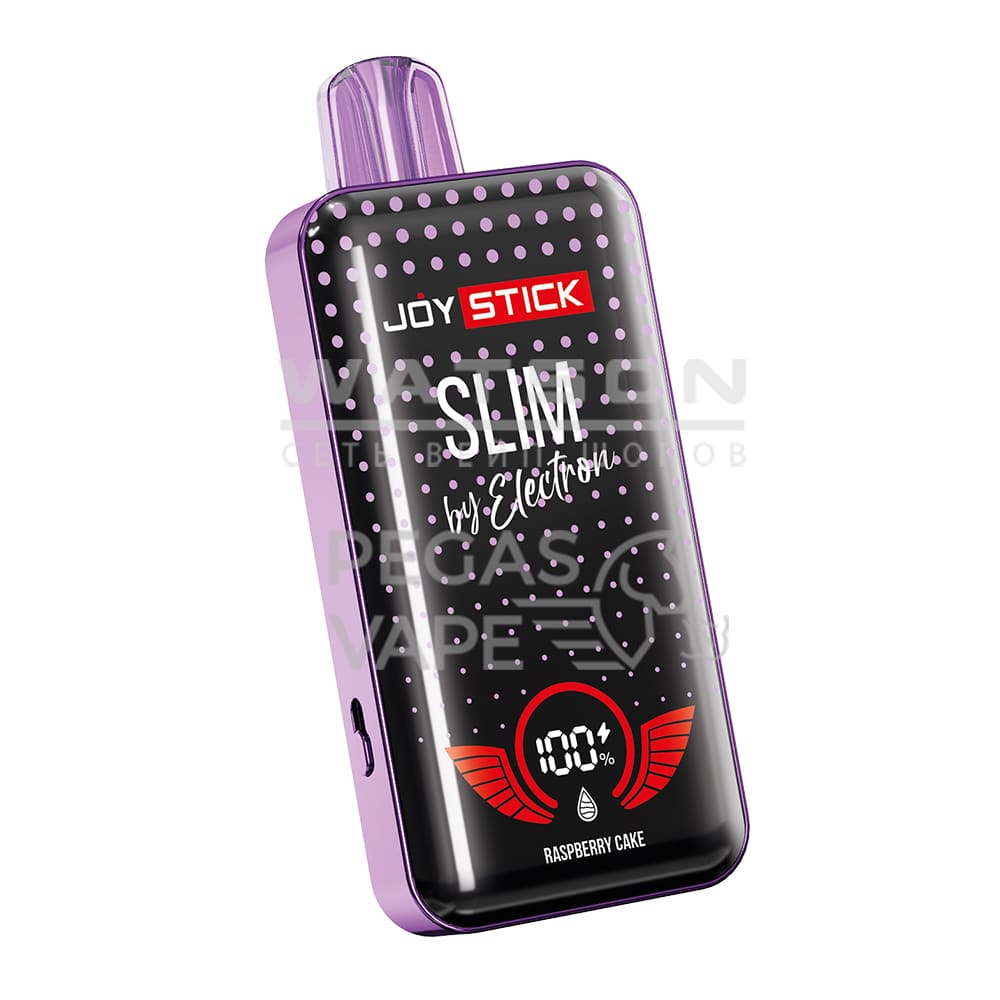 Электронная сигарета JOYSTICK SLIM STRONG 20000 (Малиновый пирог) - Купить с доставкой в Красногорске