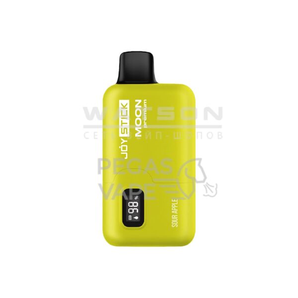 Электронная сигарета JOYSTICK MOON PREMIUM 15000 (Кислое яблоко) - Купить с доставкой в Красногорске