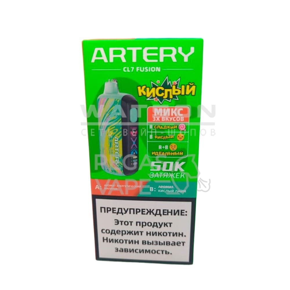Электронная сигарета Artery CL7 FUSION 50k (Энергетический напиток и кислый лайм) Электронная сигарета Artery CL7 FUSION 50k (Энергетический напиток и кислый лайм) - Купить с доставкой в Красногорске