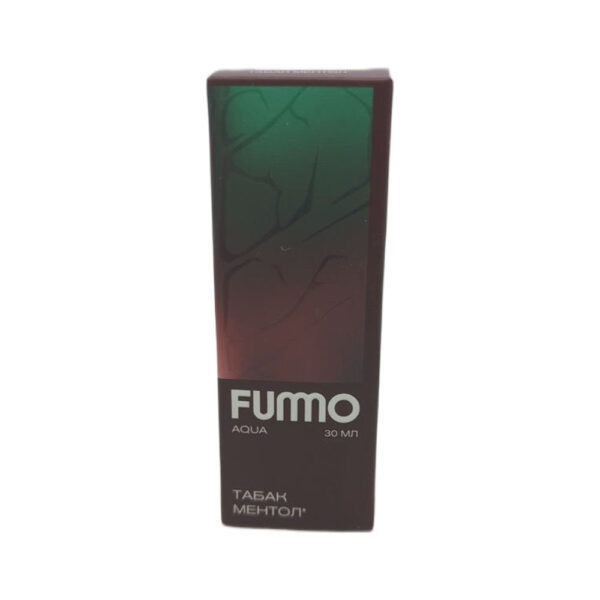 Жидкость Fummo Aqua TOBACCO (Табак ментол) 30 мл 2% (20 мг/мл) - Купить с доставкой в Красногорске