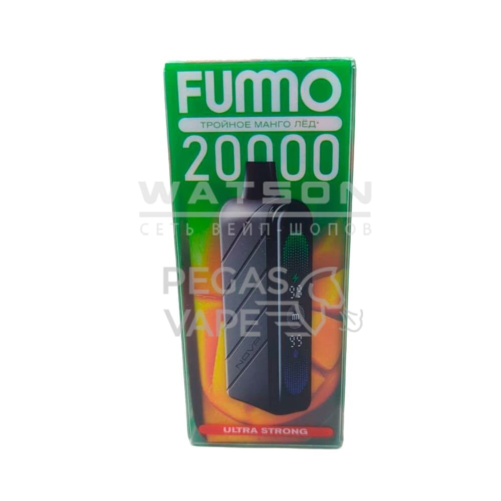 Электронная сигарета Fummo NOVA 20000 ultra strong (Тройное Манго Лёд) - Купить с доставкой в Красногорске