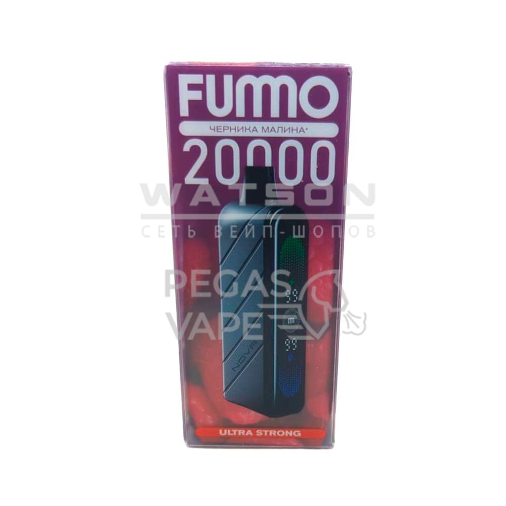 Электронная сигарета Fummo NOVA 20000 ultra strong (Черника Малина) - Купить с доставкой в Красногорске