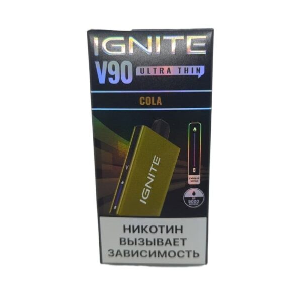 Электронная сигарета IGNITE V-90 (9000) KHAKI (Кола) - Купить с доставкой в Красногорске
