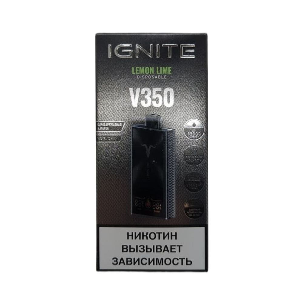 Электронная сигарета IGNITE V-350 (35000) (Лимон лайм) Электронная сигарета IGNITE V-350 (35000) (Лимон лайм) - Купить с доставкой в Красногорске