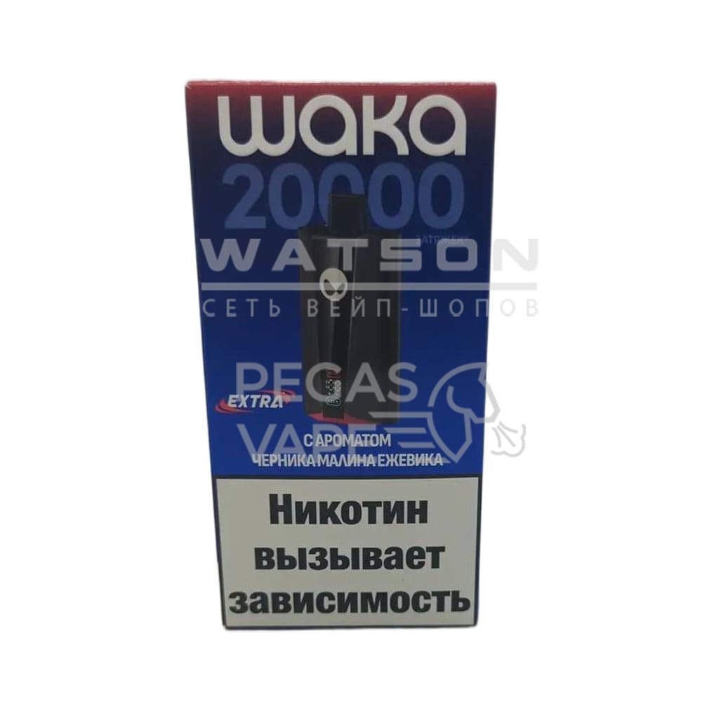 Электронная сигарета Waka PRO 20000 Extra (Черника малина ежевика) Электронная сигарета Waka PRO 20000 Extra (Черника малина ежевика) - Купить с доставкой в Красногорске
