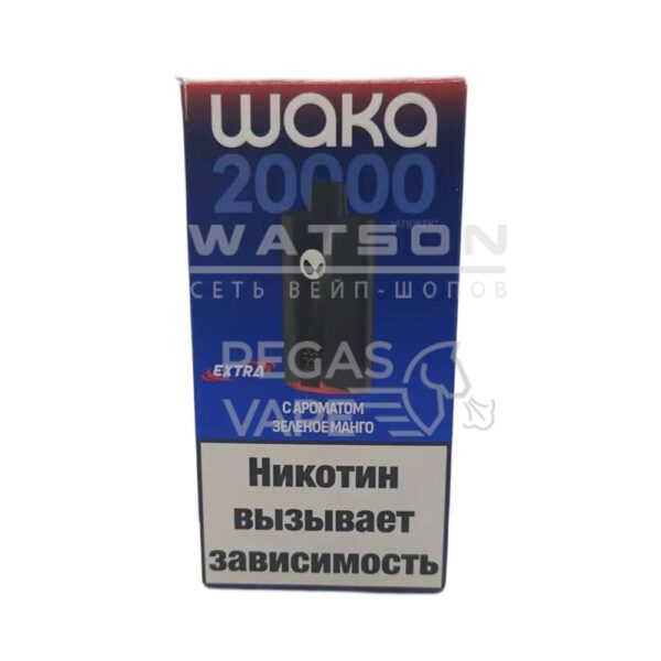Электронная сигарета Waka Extra V2 20000 (Зеленое манго) - Купить с доставкой в Красногорске