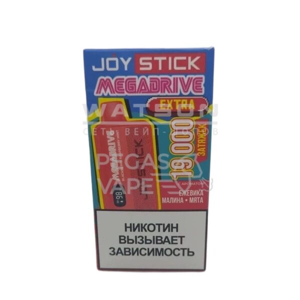Электронная сигарета JOYSTICK Mega Drive Extra 19000 (Ежевика малина мята) - Купить с доставкой в Красногорске