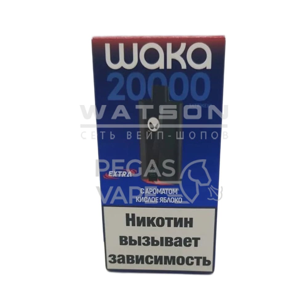 Электронная сигарета Waka Extra V2 20000 (Кислое яблоко) - Купить с доставкой в Красногорске
