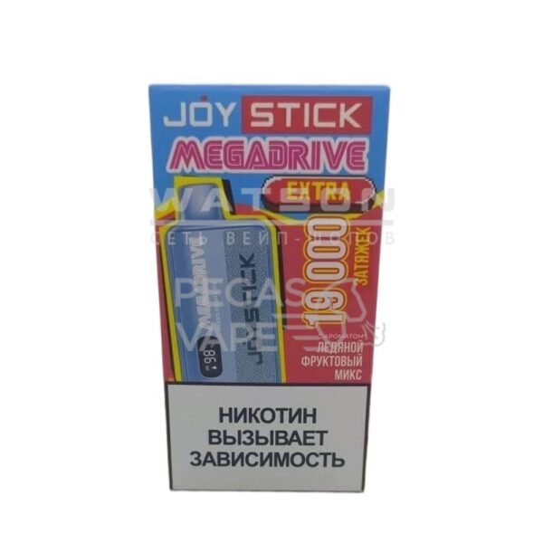 Электронная сигарета JOYSTICK Mega Drive Extra 19000 (Ледяной фруктовый микс) - Купить с доставкой в Красногорске