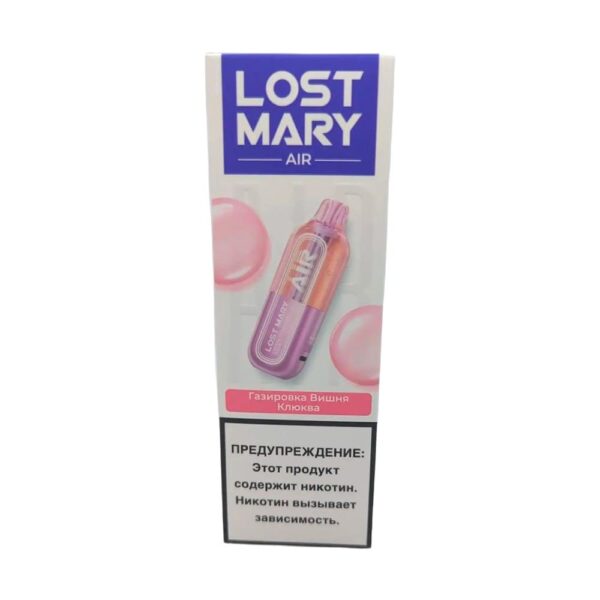 Электронная сигарета LOST MARY AIR 22000 (Газировка вишня клюква) - Купить с доставкой в Красногорске
