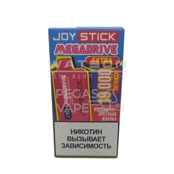 Электронная сигарета JOYSTICK Mega Drive Extra 19000 (Клубнично-арбузная жвачка) - Купить с доставкой в Красногорске