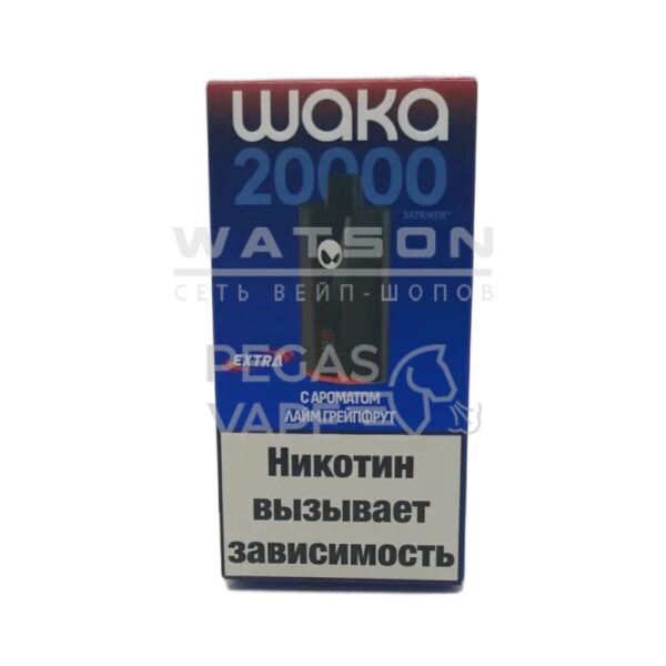 Электронная сигарета Waka Extra V2 20000 (Лайм грейпфрут) - Купить с доставкой в Красногорске