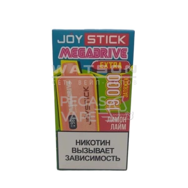 Электронная сигарета JOYSTICK Mega Drive Extra 19000 (Лимон лайм) - Купить с доставкой в Красногорске