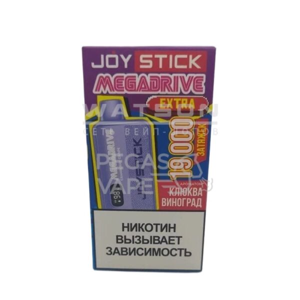 Электронная сигарета JOYSTICK Mega Drive Extra 19000 (Клюква виноград) - Купить с доставкой в Красногорске