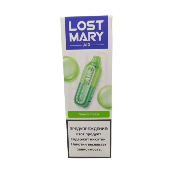Электронная сигарета LOST MARY AIR 22000 (Лимон лайм) - Купить с доставкой в Красногорске