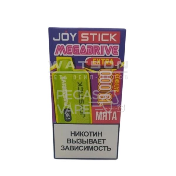 Электронная сигарета JOYSTICK Mega Drive Extra 19000 (Мята) - Купить с доставкой в Красногорске