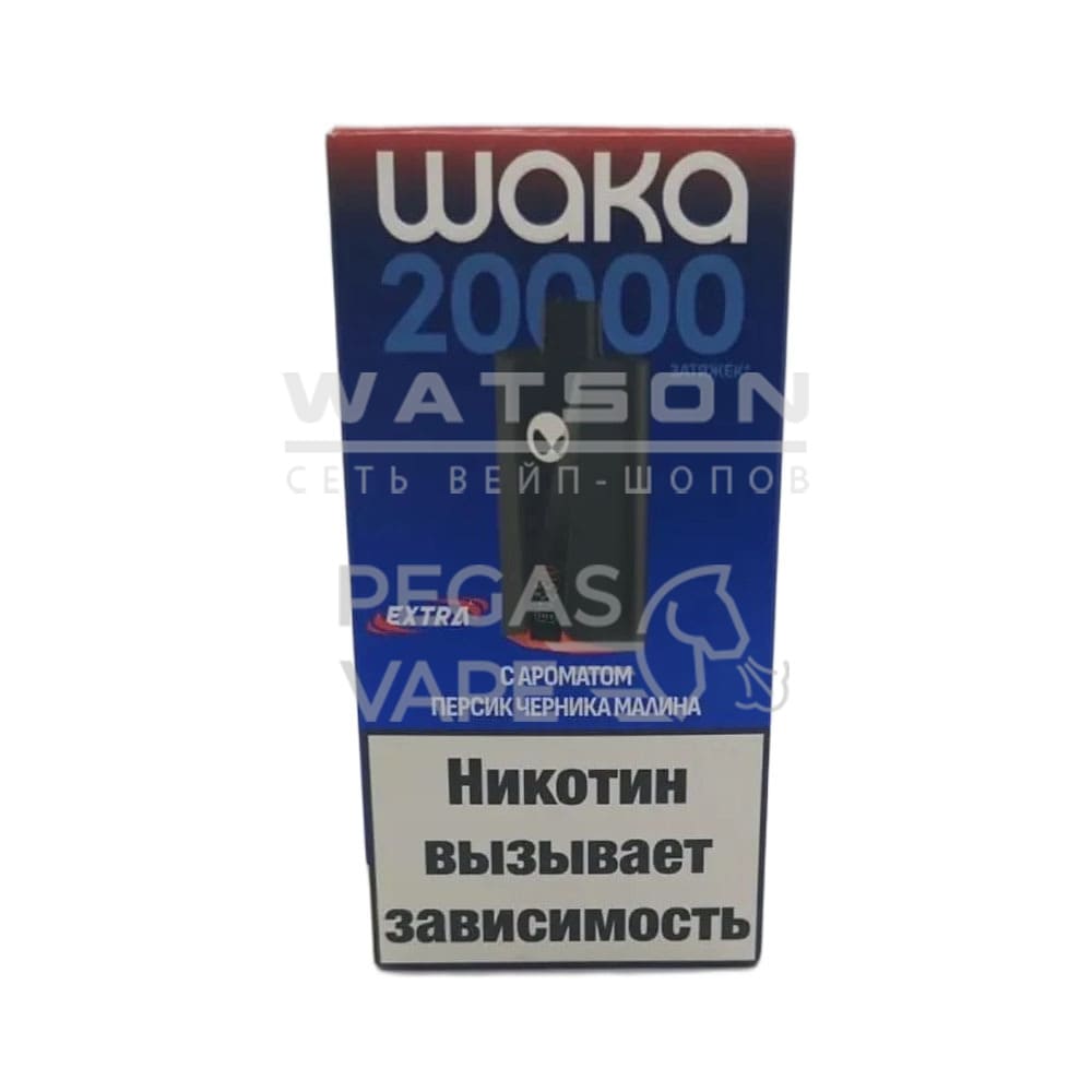 Электронная сигарета Waka Extra V2 20000 (Персик черника малина) - Купить с доставкой в Красногорске