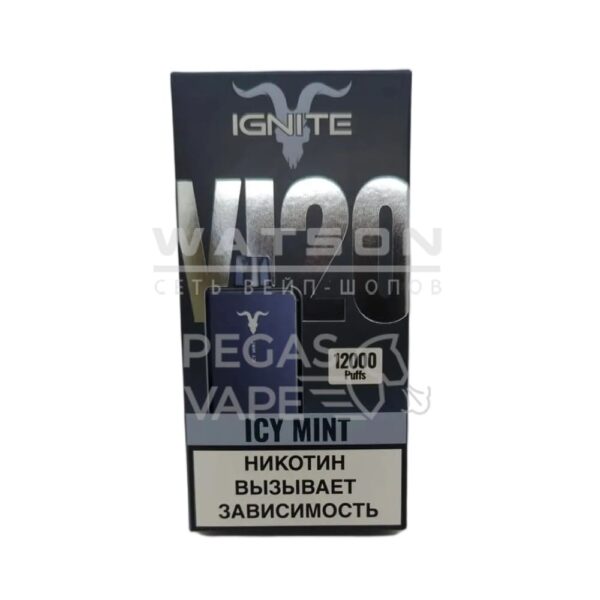 Электронная сигарета IGNITE V120 Black (Ледяная мята) - Купить с доставкой в Красногорске