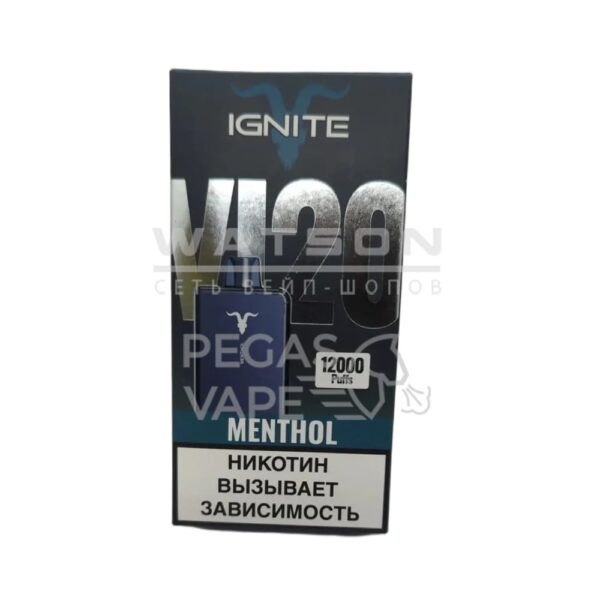 Электронная сигарета IGNITE V120 Black (Ментол) - Купить с доставкой в Красногорске